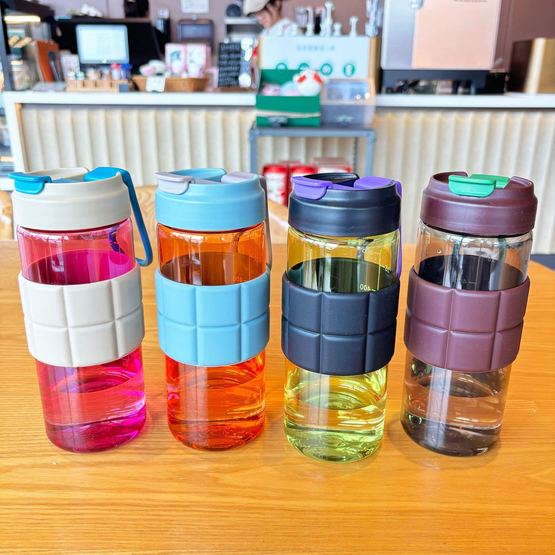 New Summer Portable Handle Plastic Water Cup Cross-border Export Direct Drink Outdoor Sports Bottle for Men and Women