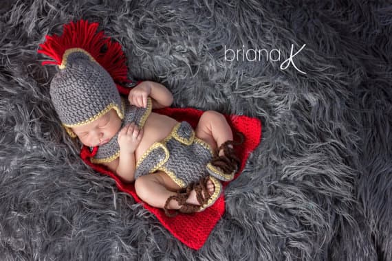 New European and American Studio Children's Photography Outfit Newborn Knit Set Baby Photo Costume General