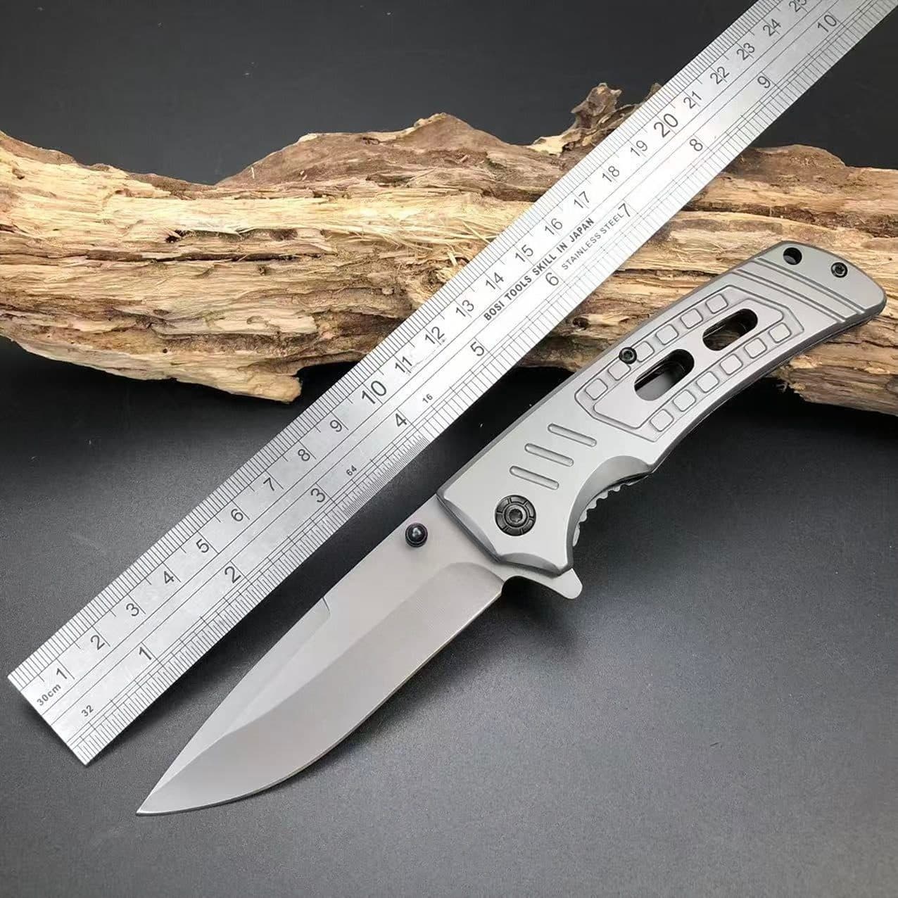 Folding Knife Multi-Function High Hardness Outdoor Tactical Survival Handle Meat Knife Outdoor Folding Knife Wholesale