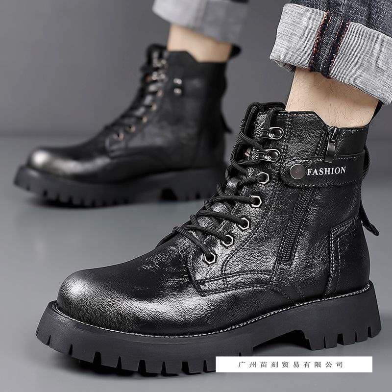 3513 Cruiser Military Hook-and-Loop Cotton Shoes Men's Four-Season Fleece-Lined Warm Wool Thick Sole Martin Boots Special Forces Combat Boots