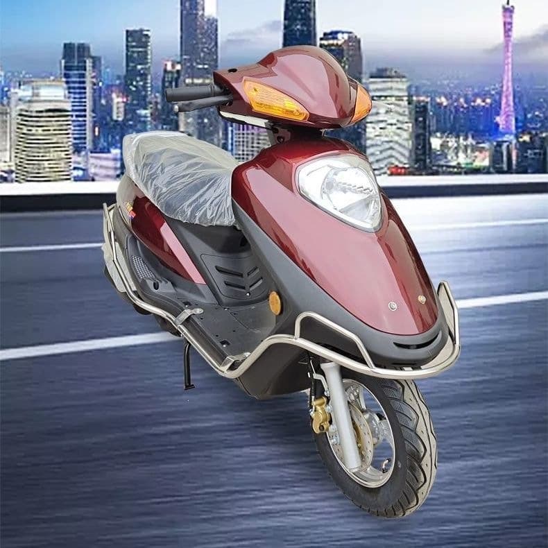 Brand New Motorcycle with License Plate, Yuzhu Fuel-Injected National IV Electric Injection Lady Scooter 125CC