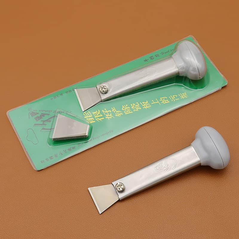 Qianliyan 201 push knife manual leather cutting knife DIY leather tool stainless steel with 5 blades