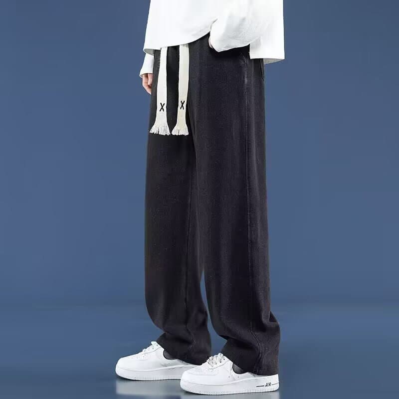AliExpress Men's Summer American New Style Trendy Jeans Straight-Leg Loose High-Street Casual Versatile Long Pants In Stock