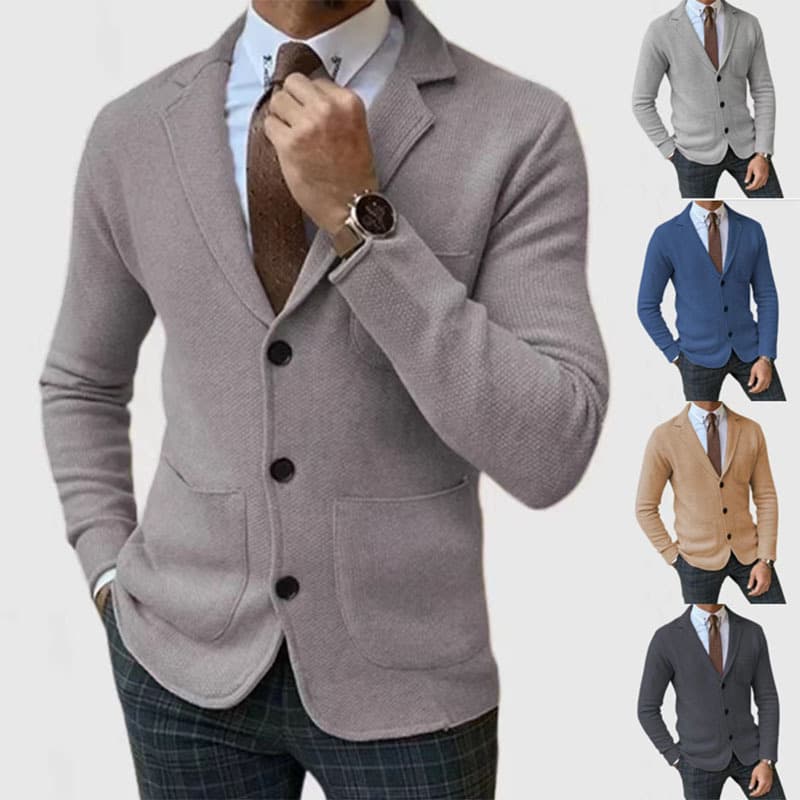Cross-Border Exclusive Foreign Trade Men's Clothing 2024 Shopify Autumn/Winter Bestseller Slim Fit British Suit Casual Formal Suit