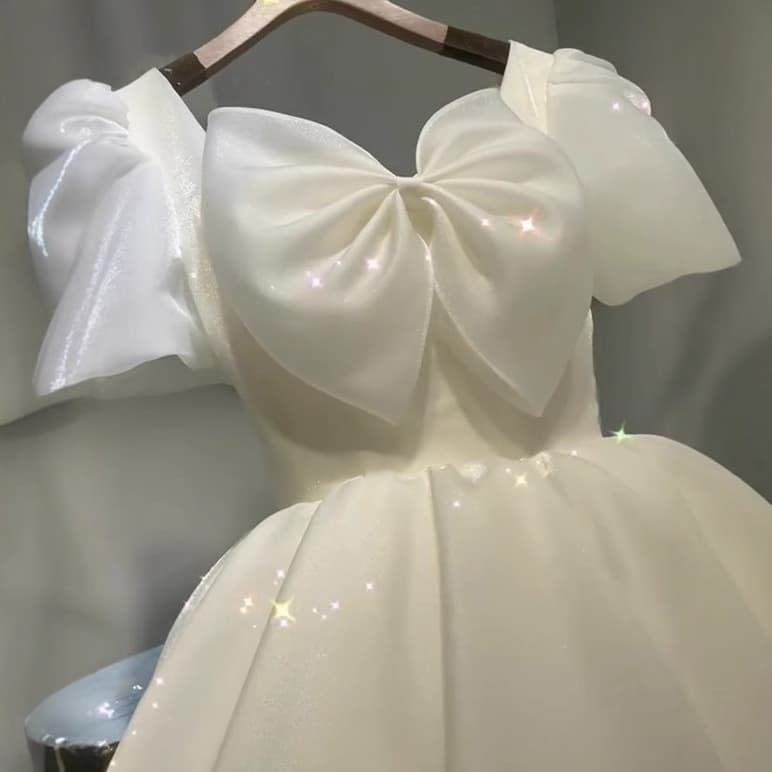 Light wedding dress 2026 new bride wedding long French forest style high-end little fugitive princess light dress