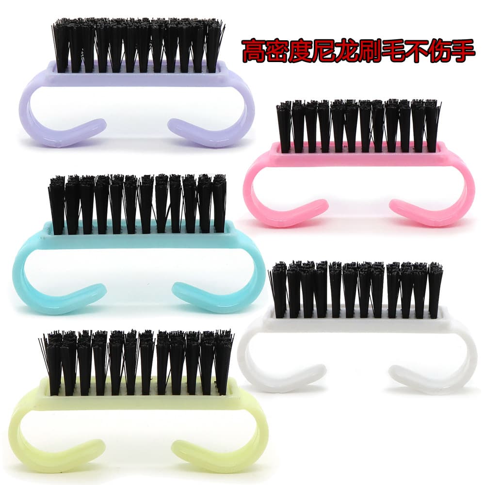 Nail Art Tools, Cleaning Horn Brush, Black Bristle Nail Cleaning Horn Brush, Small Horn Brush, Nail Art Brushes Wholesale