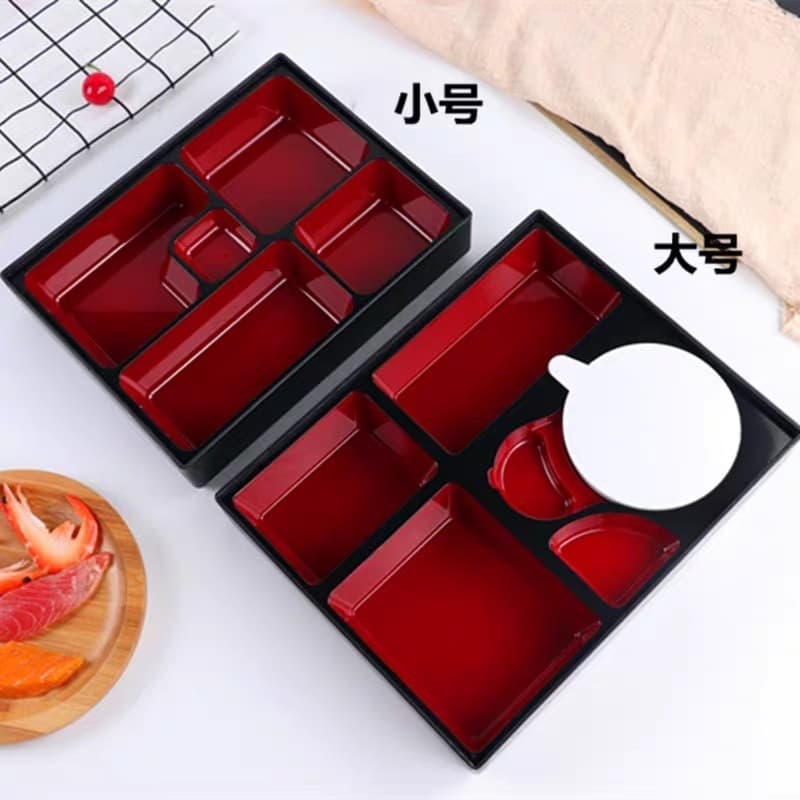 Japanese Style Bento Box Set for Business Lunch, Eel Bento, Sushi, Multi-Function Meal Prep Kitchen Combo