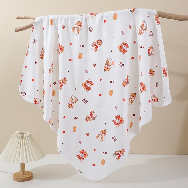 Newborn baby swaddle blanket, all-cotton, spring and autumn swaddling sheet, newborn infant Class A pure cotton maternity swaddle blanket.