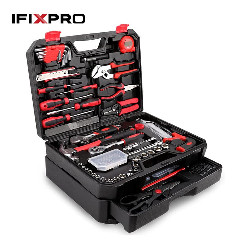 Cross-border Hot Selling Electrician Screwdriver Woodworking Wrench Professional Repair Tool Kit Hardware Tools Electric Drill Set Auto Repair