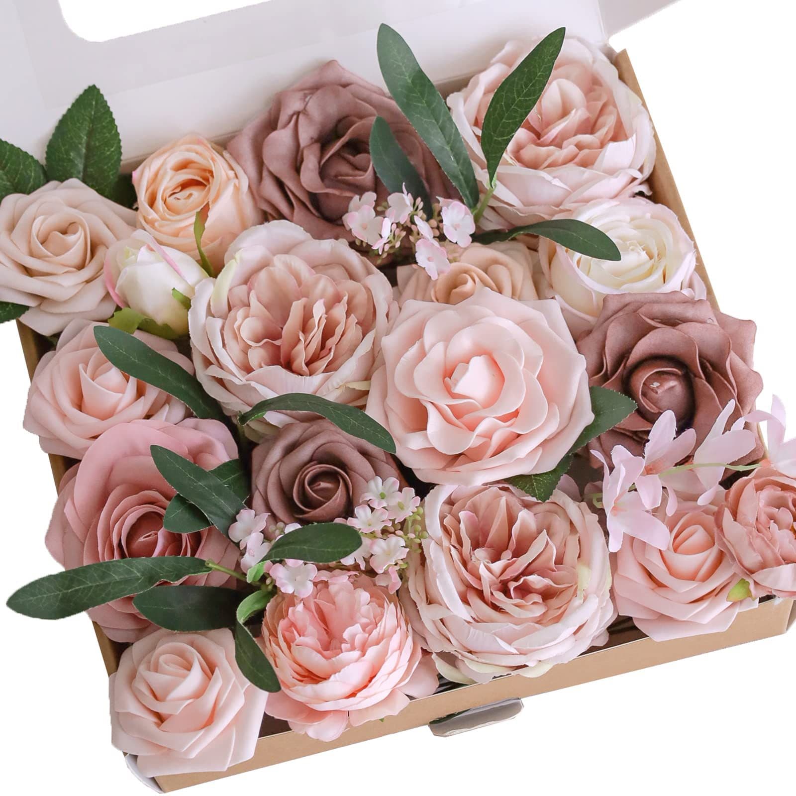 DIY Wedding Decoration Artificial Flowers Bride Bouquet Table Centerpiece Wreath Arch Floral Decor Home Decoration