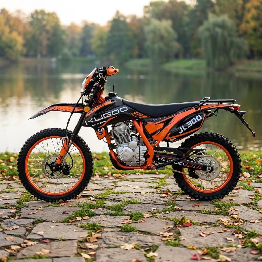 KUGOO GJL300 off-road racing grade gasoline off-road motorcycle Zongshen 22 horsepower cylinder