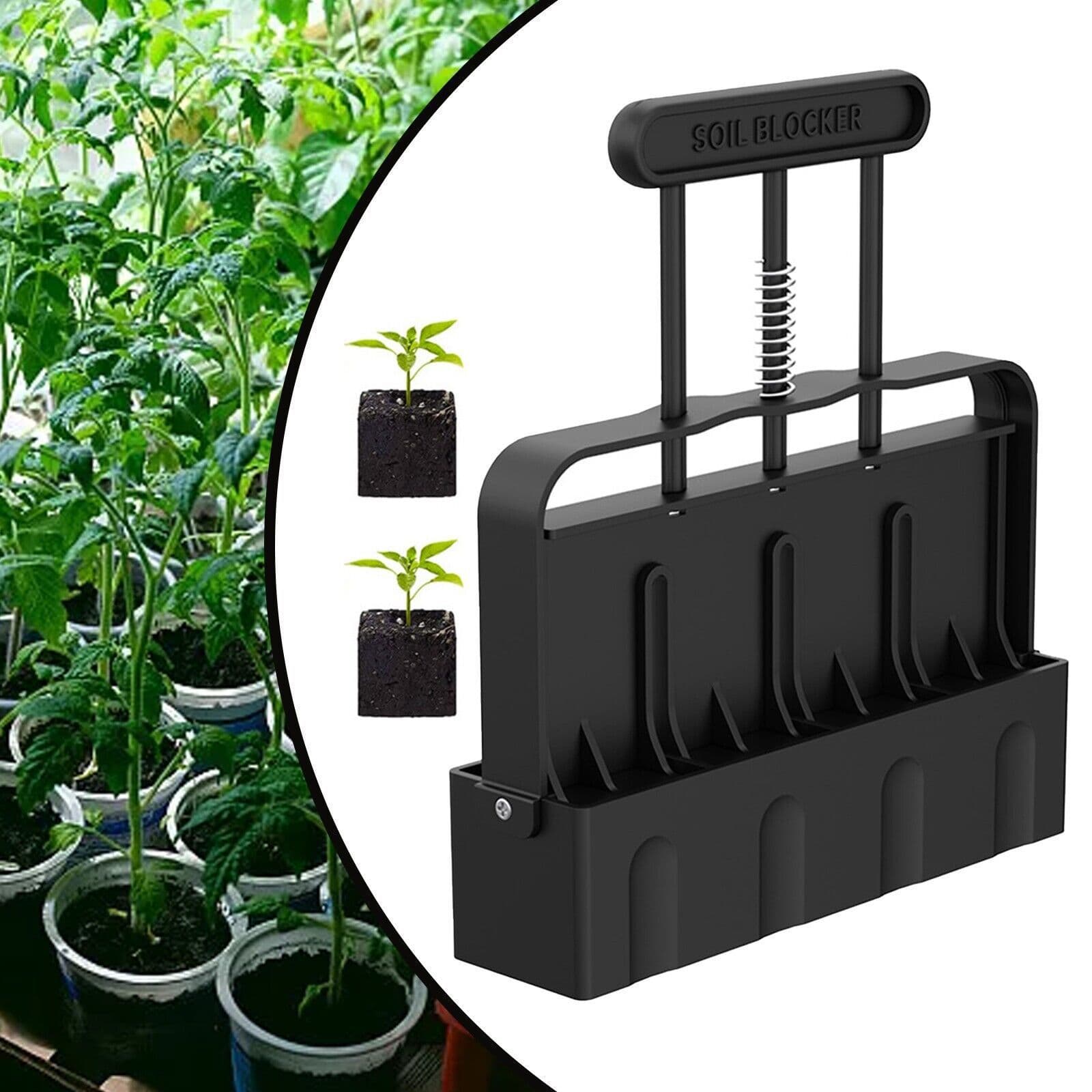 Direct Sale Manual Soil Block Maker Garden Seeding Tool Soil Block Mold Soil Stopper