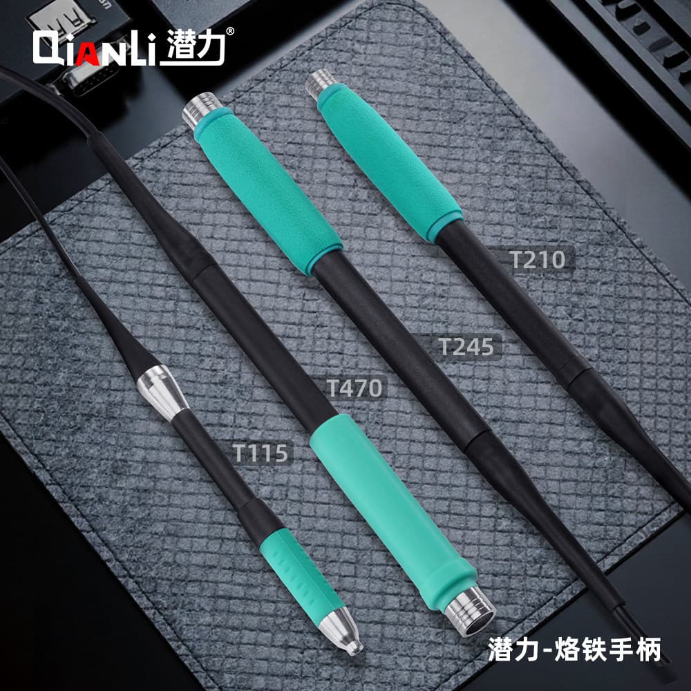 Qianli T210 T245 T470 Soldering Station Handle Soldering Iron Handle Integrated Plug-in Heating Core Compatible with Various Soldering Stations