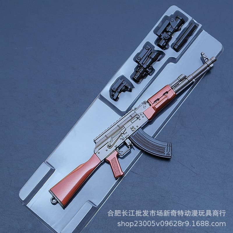 PUBG Peacekeeper Battleground AWM 416 M24 AKM QBZ98K M249 Skin Weapon Keychain Model