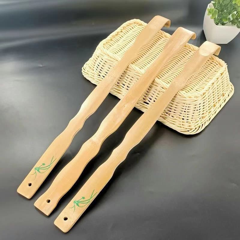 Orchid Filial Piety Bamboo Straight Rod Self-Sufficient Itch Scratcher Elder's Joy Back Massage Itch Rake Wholesale