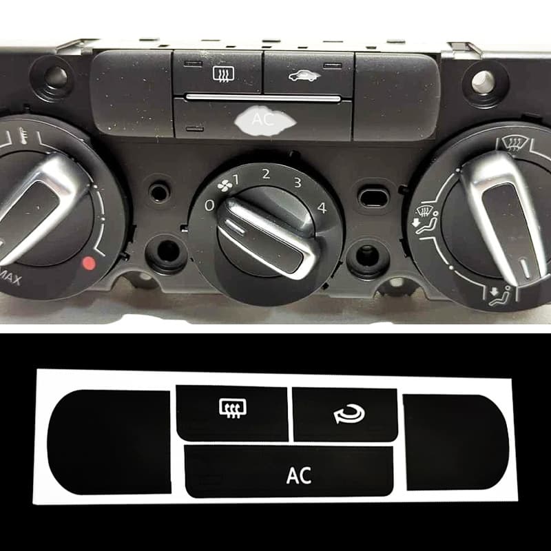 Suitable for 2008-2012 classic Lavida Lavid air conditioner AC central control button repair sticker