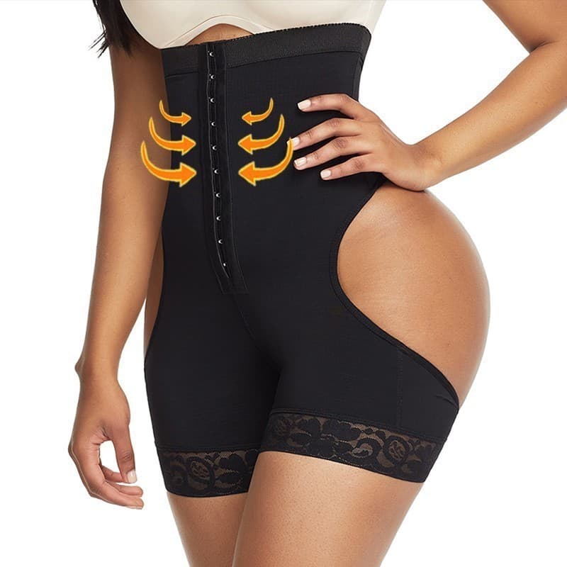 Cross-border Lingerie Direct Supply Cross-border High-waist Waist-slimming Tummy-control Hip-lifting Butt-lifting Panty Shapewear Women's Underwear