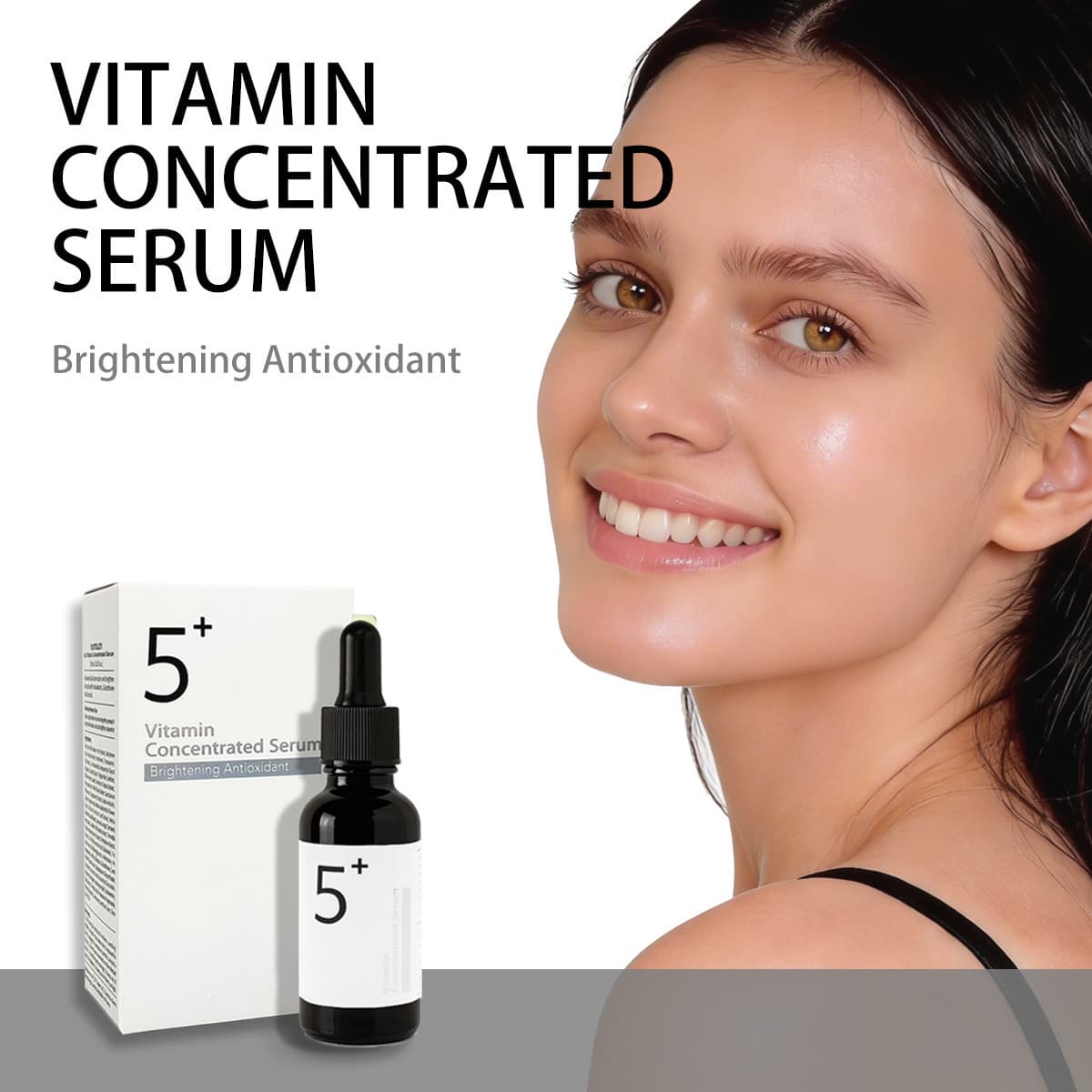 Cross-border hot-selling Korean number 5 serum glutathione vitamin brightening and moisturizing 5+ niacinamide