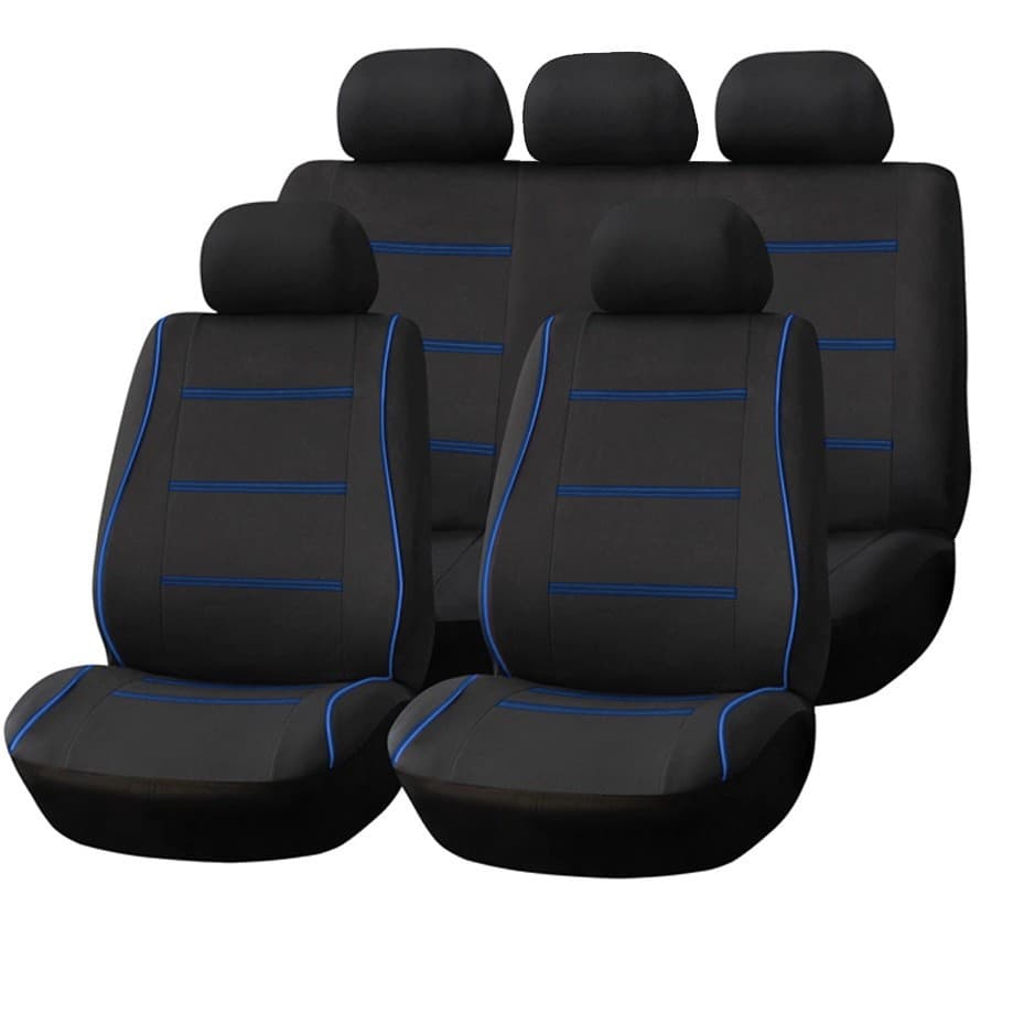Trade export Amazon Temu universal car seat covers, double-needle inlaid stripe design, cross-border e-commerce