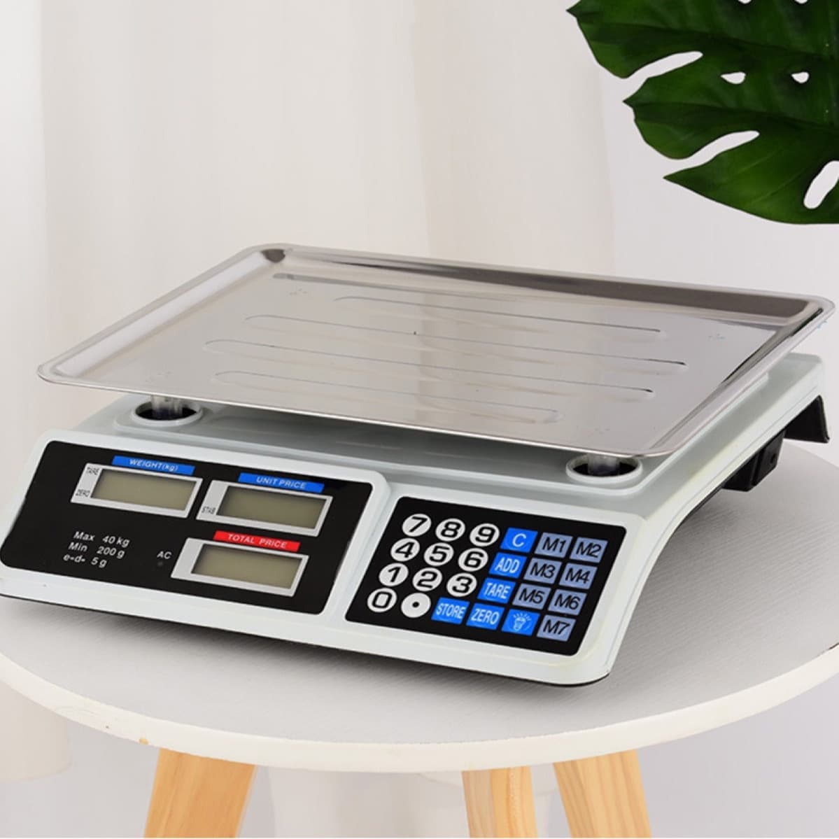Commercial Small Electronic Scale Platform Scale Pricing 30kg Weighing Kitchen Vegetable Fruit Household Precision Platform Scale