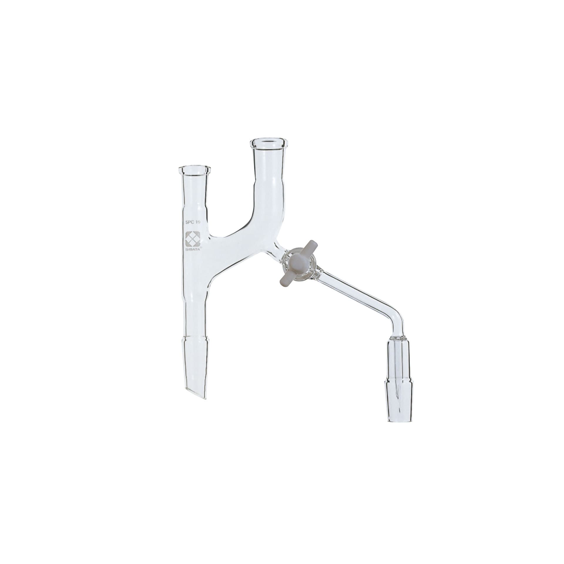 SIBATA Shibata Scientific 038250-3519 SPC Distillation Head 15-19-19 / with PTFE Stopcock