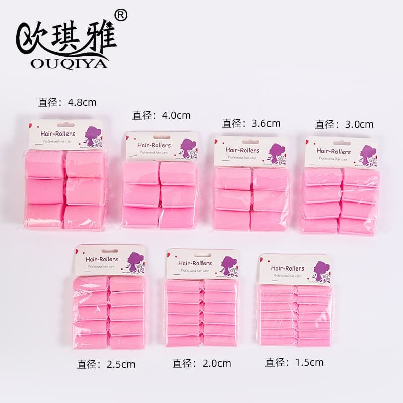 No Damage Sponge Hair Curler Heat Free Curling Tool Sponge Hair Rollers Curling Device for All Ages Easy to Use Hair Care