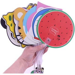 Elementary School Student Cartoon Fan Children's Day Gift Prize Cultural Promotion Supplies Cool Summer Fruit Fan