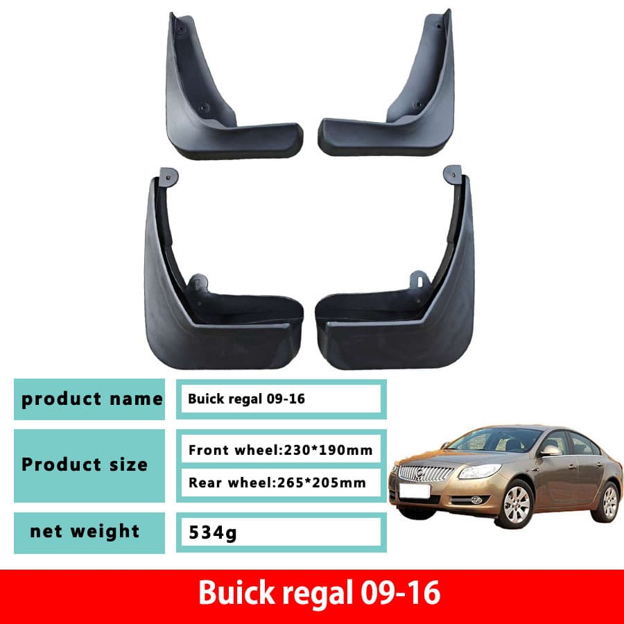 Buick Original Verano Pro Flexible Soft Rubber Mud Flaps Car Exterior Accessories
