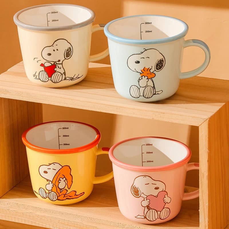 Ceramic Mug High Appearance Snoopy Mug Student Cup New Genuine Licensed Cute 2025 Gift Box Set