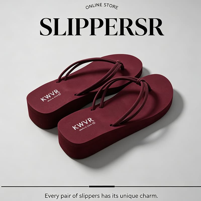 Beach Sandals Flat Heel Women's Slippers Fashion Double Strap Flip Flops Non-Slip Cool Slippers Wedge Heel Mid Heel Outdoor Beach