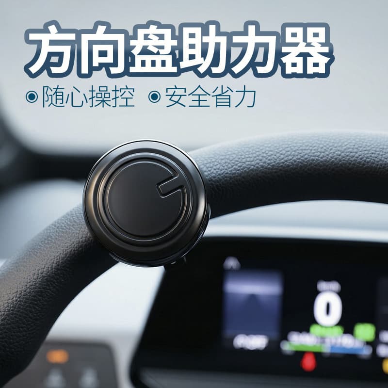 Cross-Border Hot-Selling Car Steering Wheel Power Ball Metal Bearing-Type Universal Power Assist Device for Cars and Trucks for One-Hand Turning