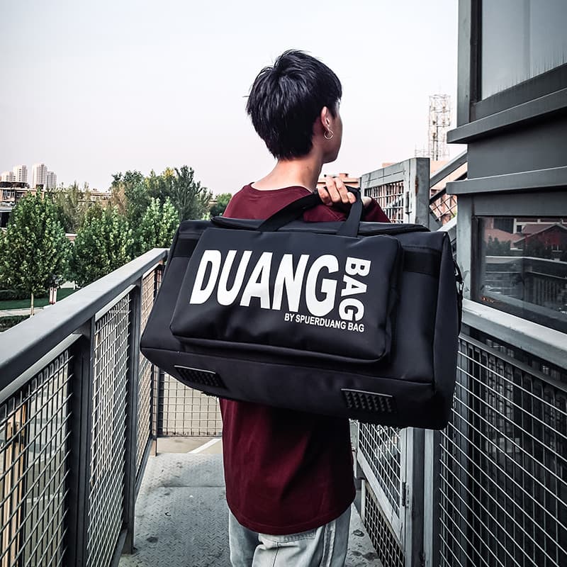 Men's Gym Bag Training Sports Duffle Basketball Bag Short Trip Lightweight Travel Bag Large Capacity Luggage