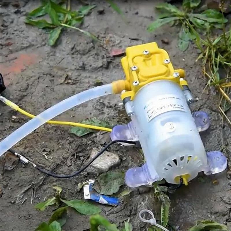 Micro Water Pump Electric Diaphragm Pump Small Booster Pump 12V High Pressure Spray Self-Priming Pump