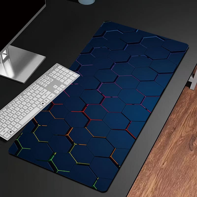 Modern Minimalist Desk Mat Keyboard Pad Cute Cartoon Mouse Pad Anti-Slip Mat Water Absorbent Durable Study Desk Mat