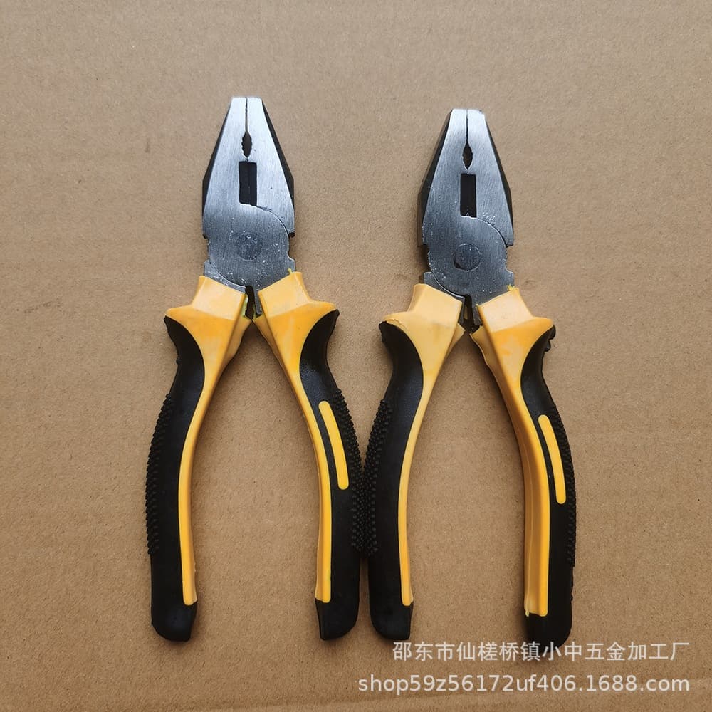 Professional pliers manufacturer direct sales, large quantity discounts, 6-inch and 8-inch massage handle and hedgehog handle pliers.