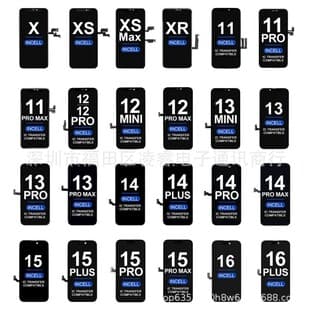 GX Compatible with Apple iPhone X XS XR 11 12 13 14 15 16E Phone Screen Assembly LCD