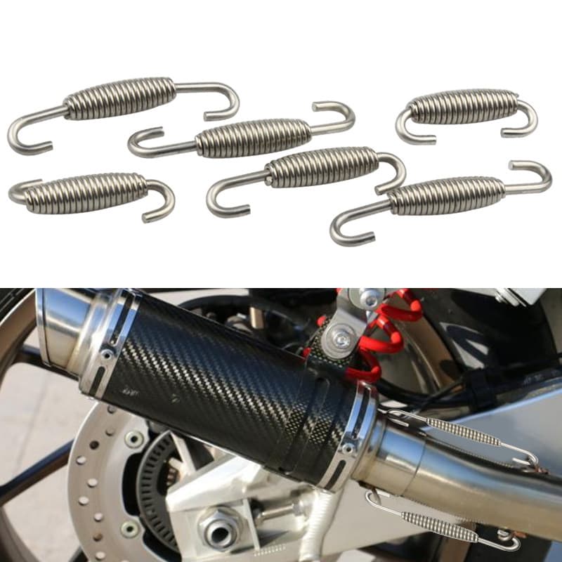 Motorcycle modified exhaust pipe accessories exhaust pipe spring exhaust pipe connection fastening stainless steel thickened type