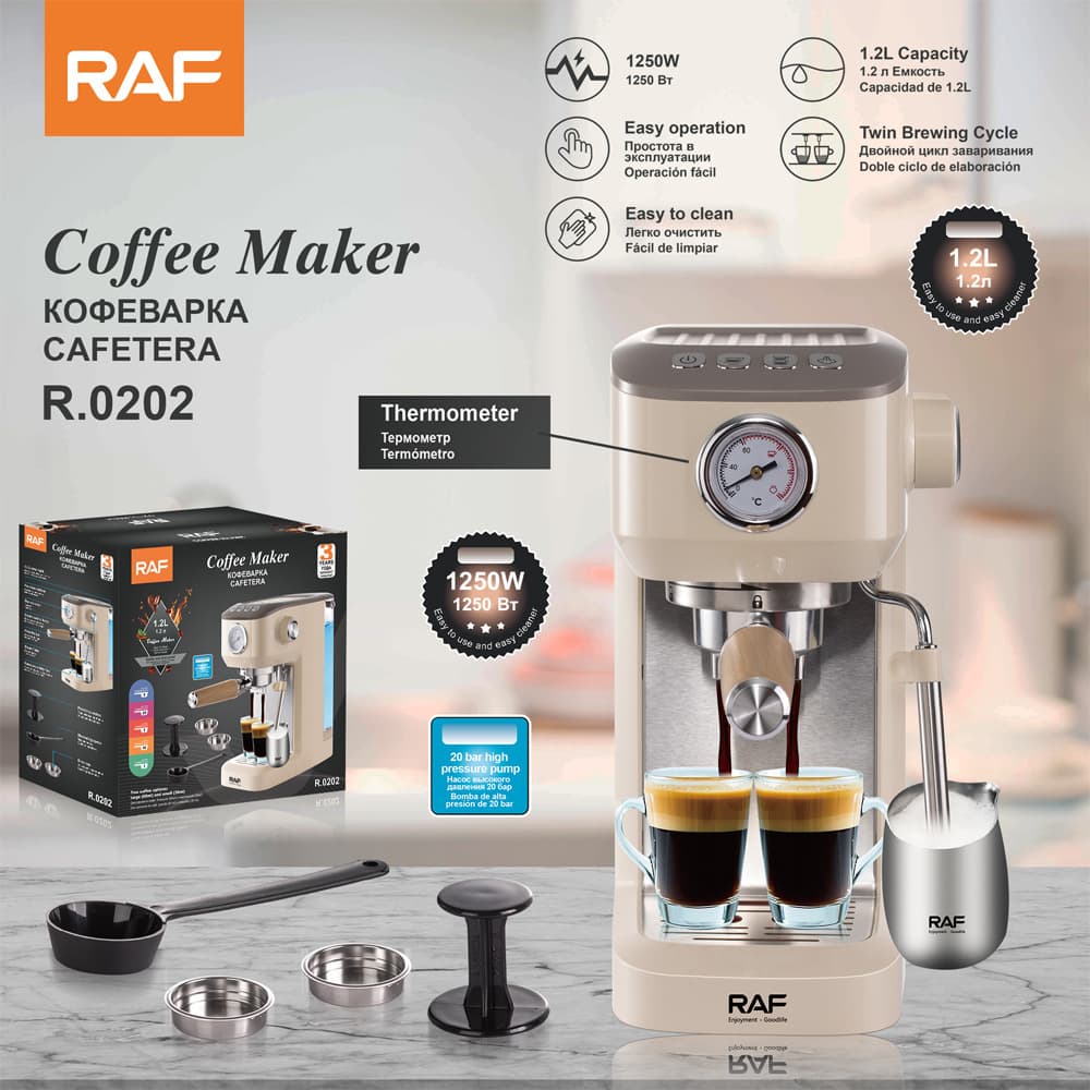 ACKILISS Cross-border European Standard Italian Espresso Machine Home Small Full Semi-Automatic Steam Integrated Machine Wholesale