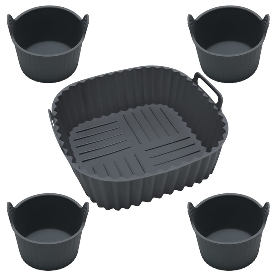 Silicone Cake Mold Muffin Cup Handmade DIY Baking Egg Tart Mold Air Fryer Baking Bowl Oven Cup