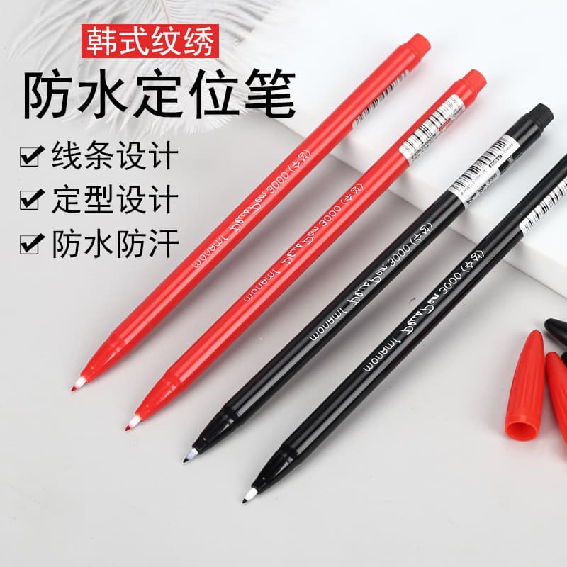 Semi-permanent tattoo waterproof and anti-hemp positioning pen marker pen lip liner styling pen design pen water-based note pen
