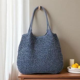 Large Capacity Minimalist Tote Straw Woven Bag Handwoven Commuter Tote Underarm Shoulder Bag Beach Bag