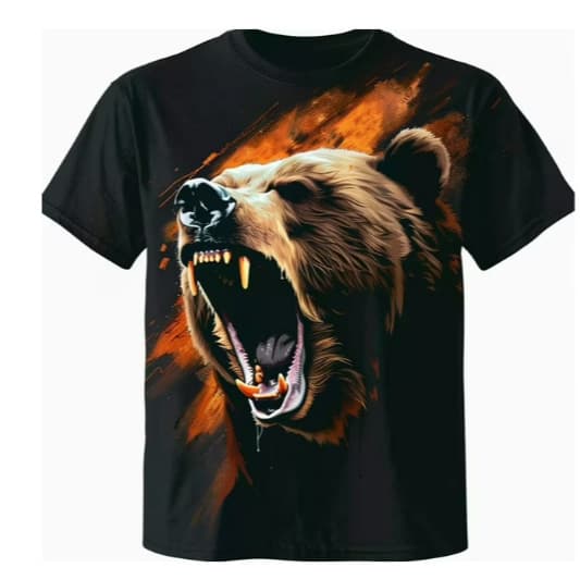 Cross-border Fashion Rock Singer 3D Print T-Shirt Top for Kids and Family Short Sleeve Boys Girls Top