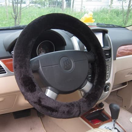 All-Season Plush Steering Wheel Cover, Cute Car Decor, Winter Steering Wheel Cover