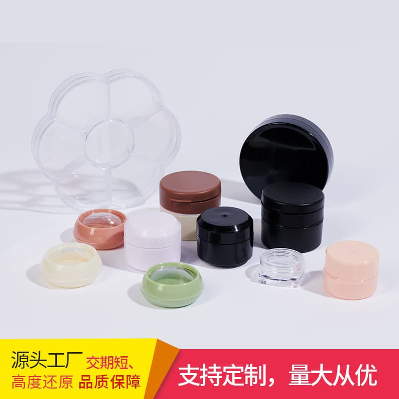 Nail art jewelry round can empty box nail polish packaging material empty bottle source factory wholesale nail polish gel nail product packaging