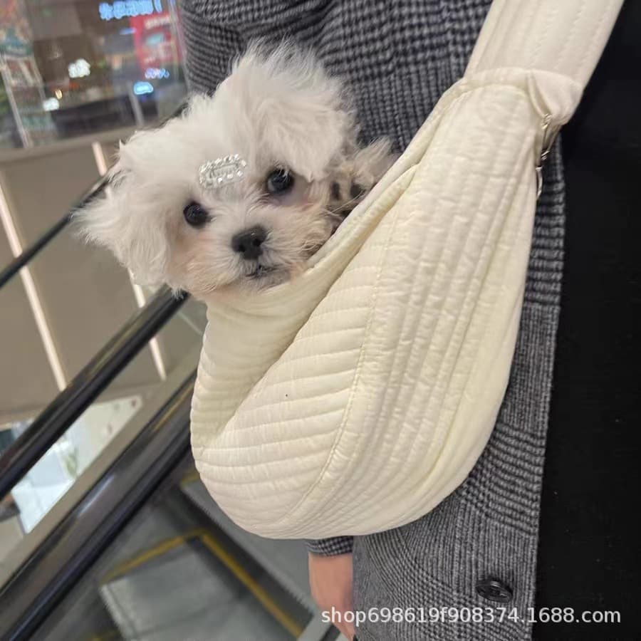 Portable Cat Dog Pet Backpack Canvas Crossbody Bag for Outdoor Travel Small Dogs Cats Canvas Bags Single Piece Cat Bag