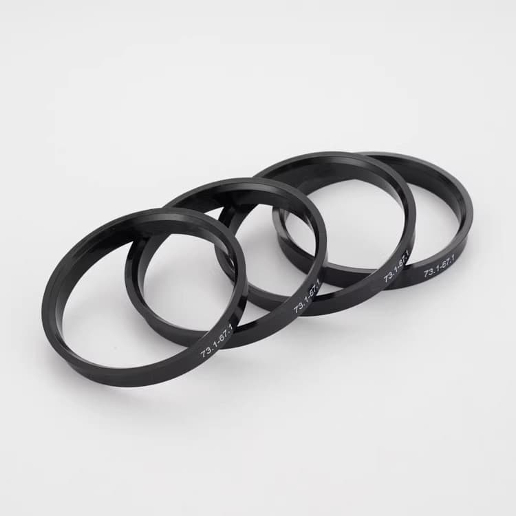 Car Plastic Hub Center Ring Plastic Hub Center Ring Hub Reducer Ring Reducer Sleeve (Set of 4)