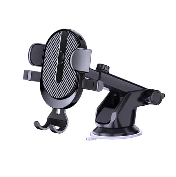New Auto-Lock Car Phone Mount, Vent Clip with Retractable Suction Cup for Vehicles