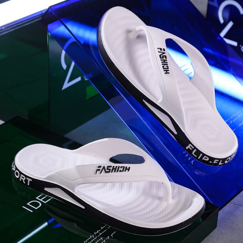 Men's Flip Flops Summer Outdoor Durable Home Fashion Anti-Odor Trendy Beach Shoes Wholesale