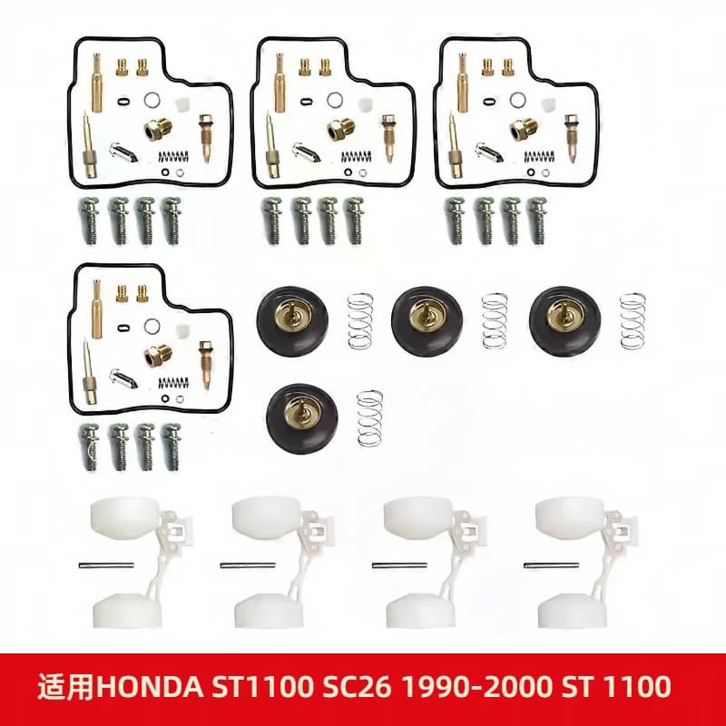 Carburetor Repair Kit for HONDA ST1100 SC26 1990-2000 Motorcycle Fuel