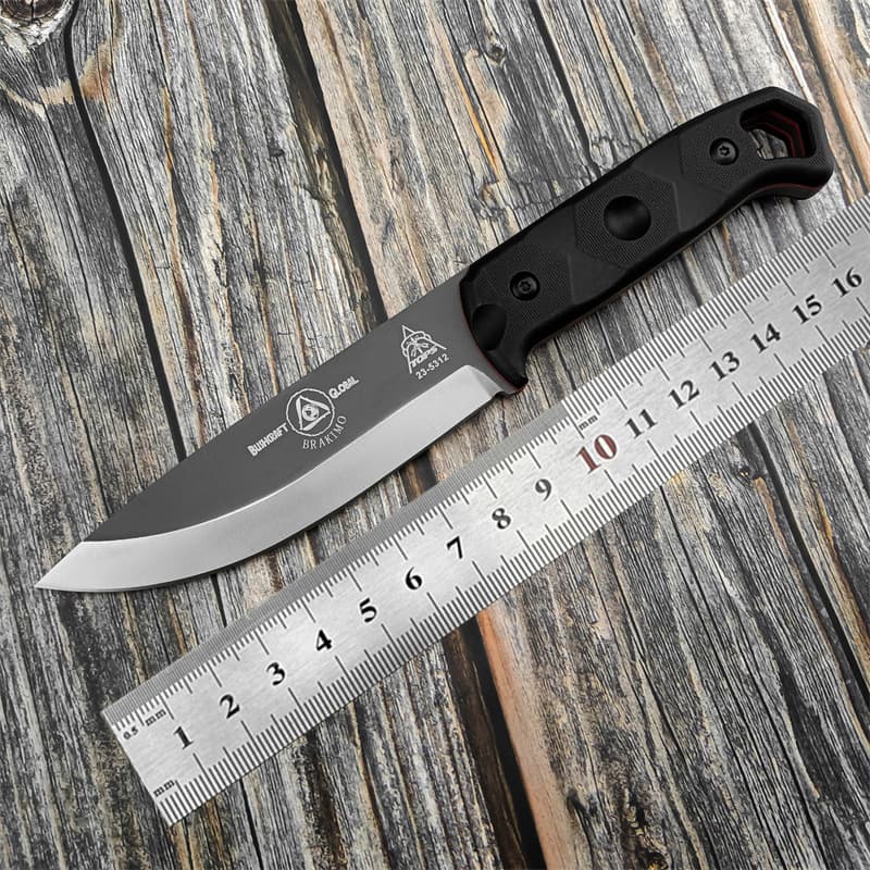 The new TOPS high-hardness integrated knife outdoor multi-functional knife tactical survival straight knife fruit knife